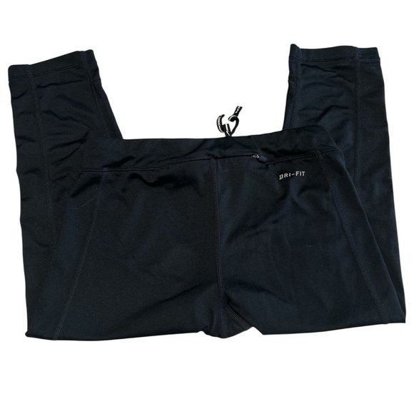 Nike Dri-Fir Cropped Black Leggings - Picture 2 of 6